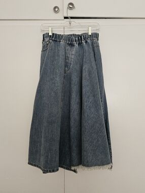 Loewe denim maxi skirt